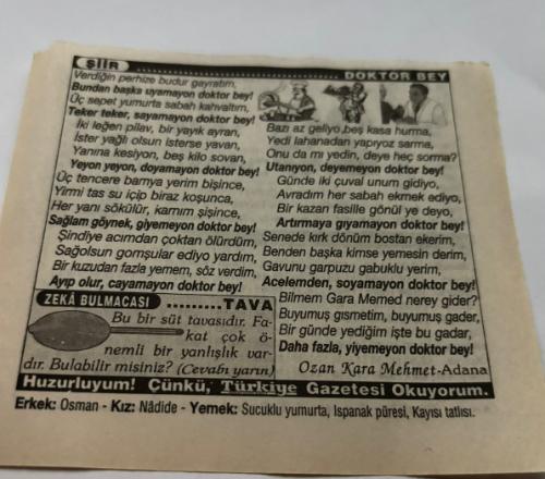 29 Kasım 1997-Orijinal Takvim Yaprağı-Doğum Günü-Söz,Nişan,Nikâh,Düğün ve Önemli Günler Hediyesi-Türkiye Gazetesi Takvimi-Ayet,Hadis (Vergi)-Ülker Doğumu Fırtınası-Filistin Halkı ile Dayanışma Günü-Doktor Bey-Tava-Erkek:Osman,Kız:Nadide