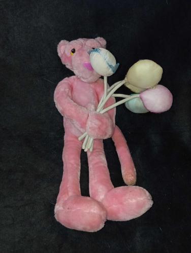 Pembe panter peluş oyuncak