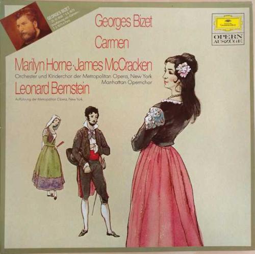 KLASİK MÜZİK OPERA 33LÜK PLAK - Bizet - Marilyn Horne, James McCracken, Leonard Bernstein, Metropolitan Opera Orchestra – Carmen