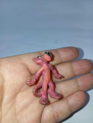 Pembe panter oyuncak 5 cm plastik