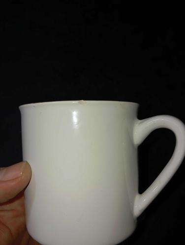 Pembe panter porselen kupa