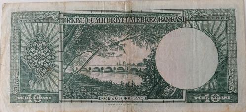 5.EMİSYON 1.TERTİP 10 TÜRK LİRASI KAĞIT PARA SERİ E14 76805 SERİ NUMARALI SERİNİN EN NADİRİ ÇOK ÇOK TEMİZ ÇOK NADİRDİR