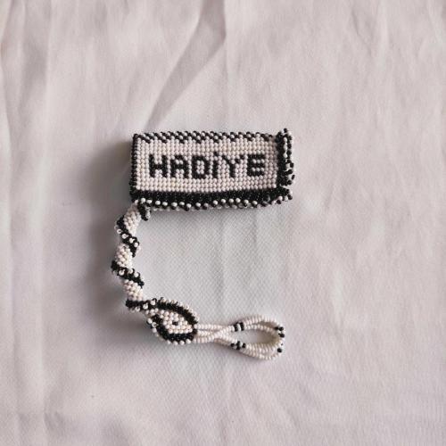 Cezaevi İşi Boncuk Örme - Hadiye Yazılı Çakmak Kılıfı