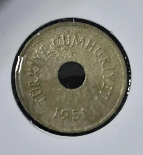 2 1/2 KURUŞ 1951 RR  ÇOK NADİR