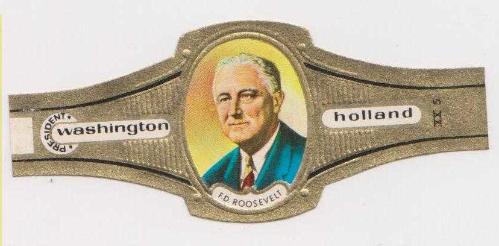 LOT.6 » Puro Etiketi: F. D. Roosevelt, Washington Holland