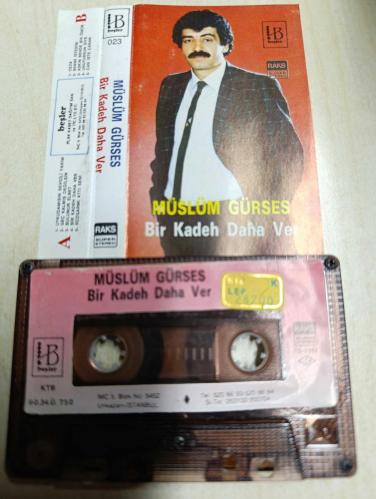 Müslüm Gürses ‎– Bir Kadeh Daha Ver - 1990  kağıt Baskı