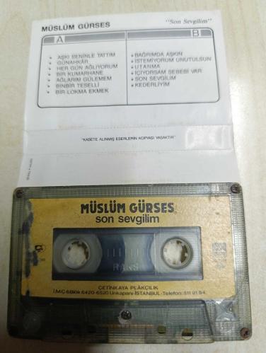 Müslüm Gürses son sevgilim kağıt ilk baski