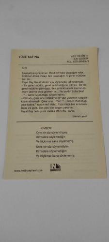26 Şubat 2015-Orijinal Takvim Yaprağı-Doğum Günü-Söz,Nişan,Nikâh,Düğün ve Önemli Günler Hediyesi-Nesin Vakfı Takvimi-Bursa'dan Haluk'a yazıyor: 