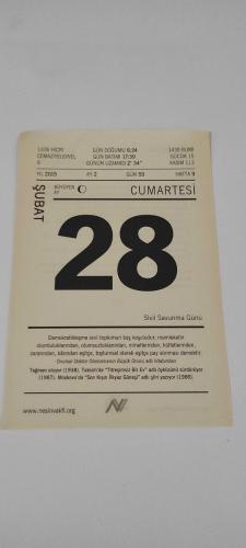 28 Şubat 2015-Orijinal Takvim Yaprağı-Doğum Günü-Söz,Nişan,Nikâh,Düğün ve Önemli Günler Hediyesi-Nesin Vakfı Takvimi-Teğmen oluyor (1938), Taksim'de 