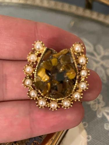 İngiliz Exquisite damgalı VİNTAGE broş