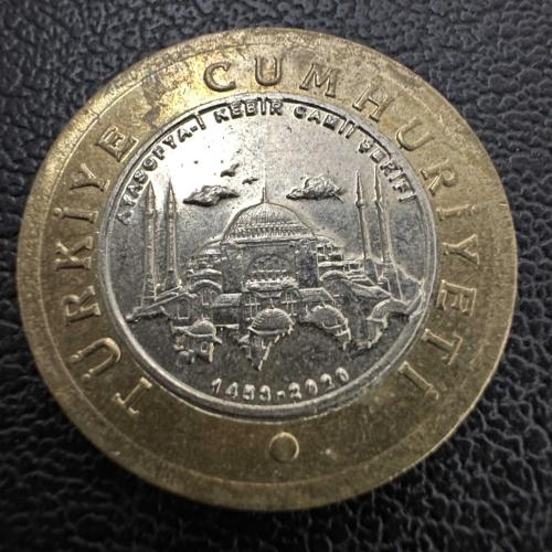 Ayasofya, 1 Lira 2020.