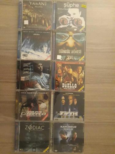 Macera ve Korku Filmleri (10 Adet Orijinal Film VCD'si Bir Arada) 1 FİLM FİYATINA 10 FİLM
