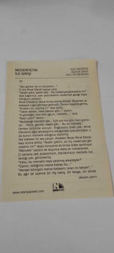 24 Mart 2015-Orijinal Takvim Yaprağı-Doğum Günü-Söz,Nişan,Nikâh,Düğün ve Önemli Günler Hediyesi-Nesin Vakfı Takvimi-İstanbul 2. Ağır Ceza Mahkemesinde saat 11'de duruşması var (1958).-Medeniyetin İlk Girişi-Aziz Nesin'in Büyük Grev adlı kitabından.