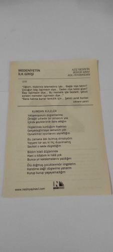 26 Mart 2015-Orijinal Takvim Yaprağı-Doğum Günü-Söz,Nişan,Nikâh,Düğün ve Önemli Günler Hediyesi-Nesin Vakfı Takvimi-TYS'nin toplantısı var, Arkadaşı Klaus Liebe-Harkort'a 24 Mart 1977 tarihli mektubundan: 