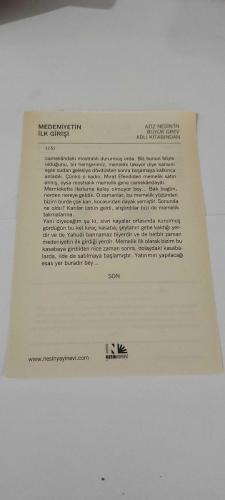 31 Mart 2015-Orijinal Takvim Yaprağı-Doğum Günü-Söz,Nişan,Nikâh,Düğün ve Önemli Günler Hediyesi-Nesin Vakfı Takvimi-Markopaşa'nın 17. sayısı Seyhan Matbaasında basılmakta iken toplatılıyor (1949) Muzaffer Bingöl'e yazıyor: Akşam'dan ayda 300 lira alıyor; Aylık kazancı 4500 lira; ama Akşam gazetesinden çıkmış (Mektubun sonundaki not, 1960). TYS'nin Istanbul'da Gazeteciler Cemiyetinin toplantı salonunda 4. Olağan Kongresi yapılıyor (1979).-Medeniyetin İlk Girişi-Aziz Nesin'in Büyük Grev adlı kitabından.