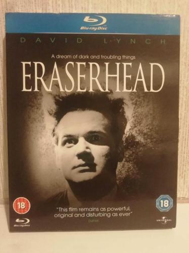 Eraserhead blu ray film ambalajında