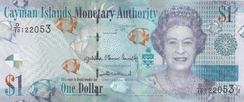 CAYMAN ADALARI 1 DOLLAR 2010-2024 P#38 ÇİL