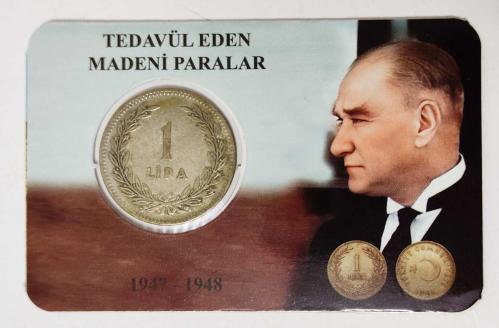 LOT.19 » 1948 Yılı Gümüş 1 Lira..