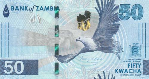 ZAMBİYA 50 KWACHA 2024 P#64 ÇİL