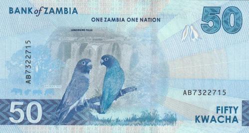 ZAMBİYA 50 KWACHA 2024 P#64 ÇİL