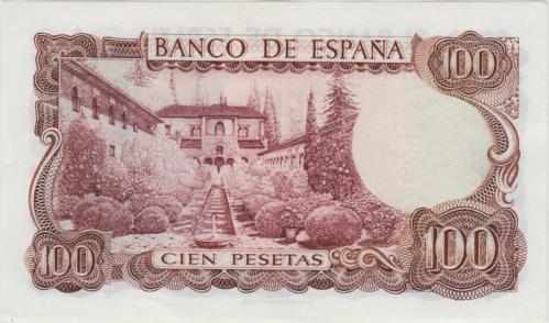 İSPANYA 100 PESETA 1970 ÇİL(-)