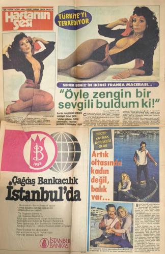 Haftanın Sesi Gazetesi | 5 Kasım 1982 | Yıl: 1 Sayı: 9 | Türkan Şoray & Ajda Pekkan Kapak | Poster / 4 Sayfa