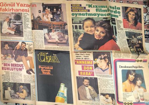 Haftanın Sesi Gazetesi | 5 Kasım 1982 | Yıl: 1 Sayı: 9 | Türkan Şoray & Ajda Pekkan Kapak | Poster / 4 Sayfa