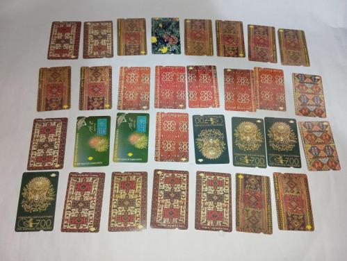 60 adet türk telefon kontör katları telefon karti. 1997 - 1999 - 2000