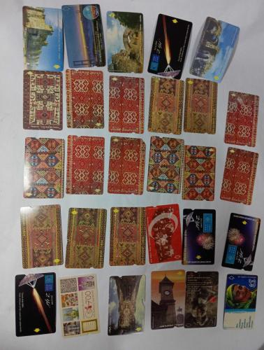 60 adet türk telefon kontör katları telefon karti. 1997 - 1999 - 2000