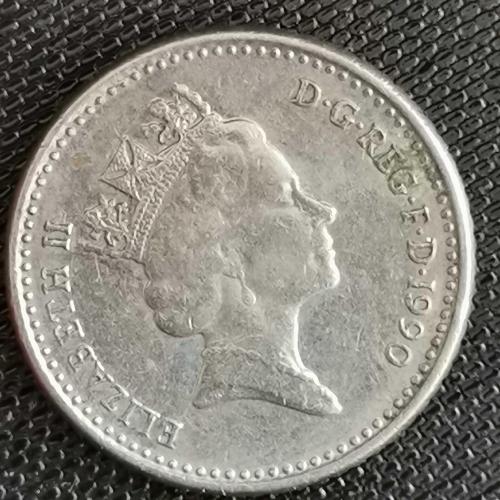 İNGİLTERE   1990     5 PENCE