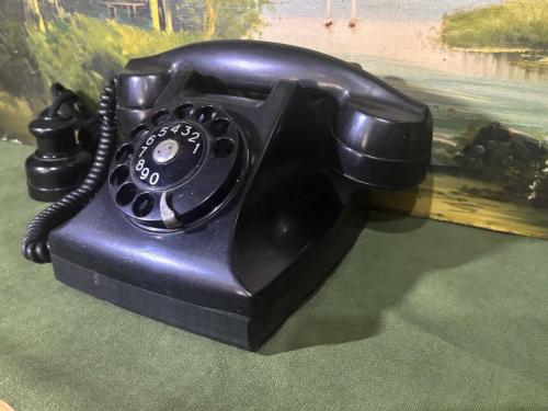 ericsson antika masaüstü çevirmeli telefon