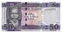 ** GÜNEY  SUDAN ( 50 * POUNDS ) 2017 - ÇİL