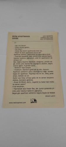7 Nisan 2015-Orijinal Takvim Yaprağı-Doğum Günü-Söz,Nişan,Nikâh,Düğün ve Önemli Günler Hediyesi-Nesin Vakfı Takvimi-Bizim Apartmanın Sahibi-Markopaşa'nın 16. sayısı teksir makinasıyla çoğaltılmış, en son 17 Mart'ta çıkmıştı: basamamışlar (1947).-Aziz Nesin'in Damda Deli Var adlı kitabından.