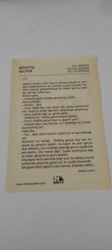 23 Nisan 2015-Orijinal Takvim Yaprağı-Doğum Günü-Söz,Nişan,Nikâh,Düğün ve Önemli Günler Hediyesi-Nesin Vakfı Takvimi-Medet'in 1. sayısı çıkıyor, haftada 2 kez çıkacak, M. Demiray sahibi ve yazıişleri müdürü, Markopaşa ve diğer paşaların Aziz Nesin'in kaleminden öyküsü var (1950)..-Bizim Apartmanın Sahibi-Aziz Nesin'in Damda Deli Var adlı kitabından.