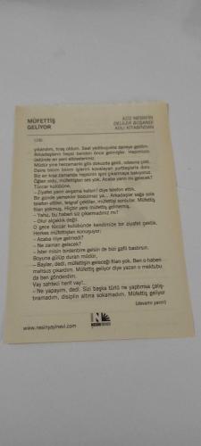 24 Nisan 2015-Orijinal Takvim Yaprağı-Doğum Günü-Söz,Nişan,Nikâh,Düğün ve Önemli Günler Hediyesi-Nesin Vakfı Takvimi-Bizim Apartmanın Sahibi-Aziz Nesin'in Damda Deli Var adlı kitabından.