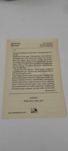 25 Nisan 2015-Orijinal Takvim Yaprağı-Doğum Günü-Söz,Nişan,Nikâh,Düğün ve Önemli Günler Hediyesi-Nesin Vakfı Takvimi-Bizim Apartmanın Sahibi-Aziz Nesin'in Damda Deli Var adlı kitabından.