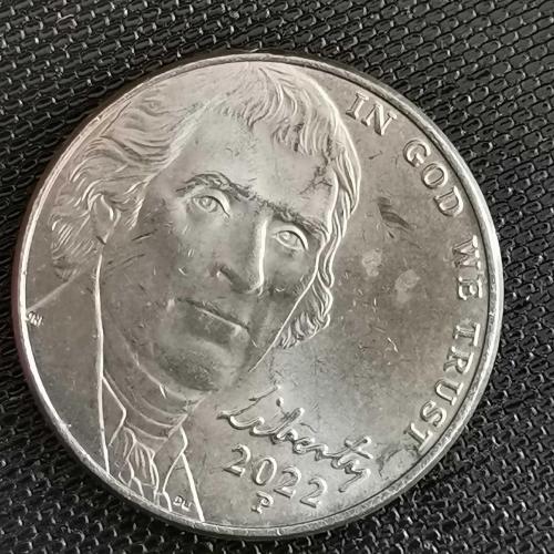AMERİKA  2022 P    5 CENT
