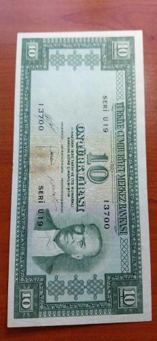 NADİR 5. EMİSYON 2. TERTİP 10 LİRA ÇÇT FULL NATUREL