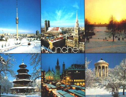 KARTPOSTAL - Münih / ALMANYA