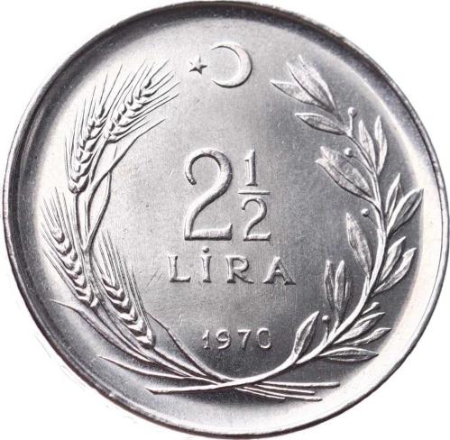 1970 - FAO 2½ Lira *Saban Kılıçtan Üstündür* (DÜZ) - ÇİL FAO4