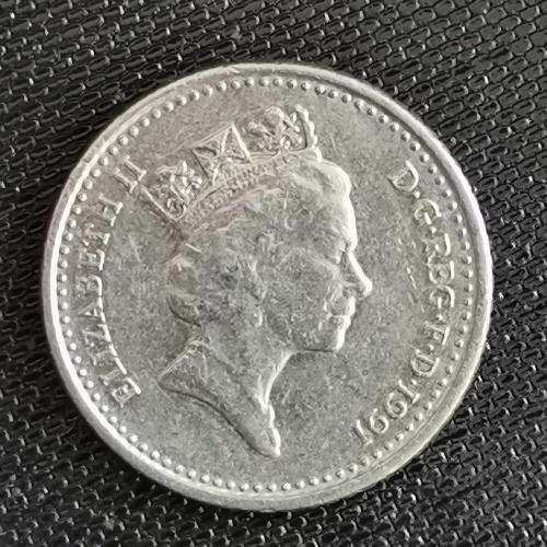 İNGİLTERE  1991  5 PENCE