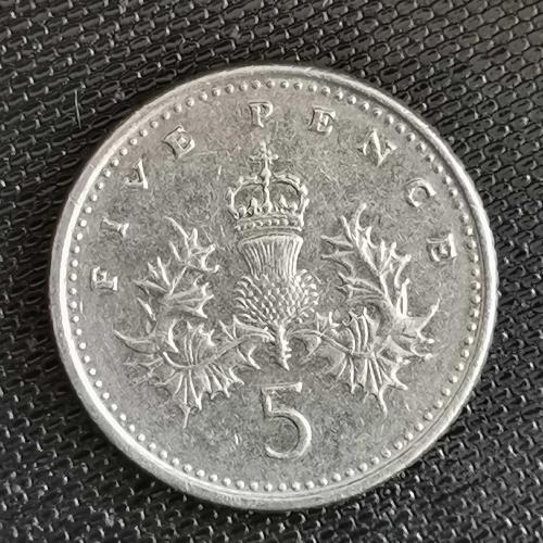 İNGİLTERE  1991  5 PENCE