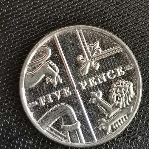 İNGİLTERE  2015   5 PENCE