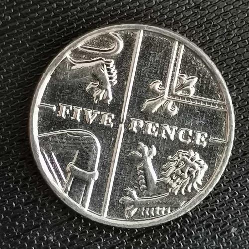 İNGİLTERE   2015    5 PENCE