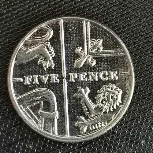 İNGİLTERE   2015    5 PENCE
