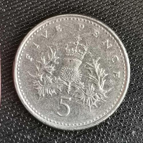 İNGİLTERE   1991    5 PENCE