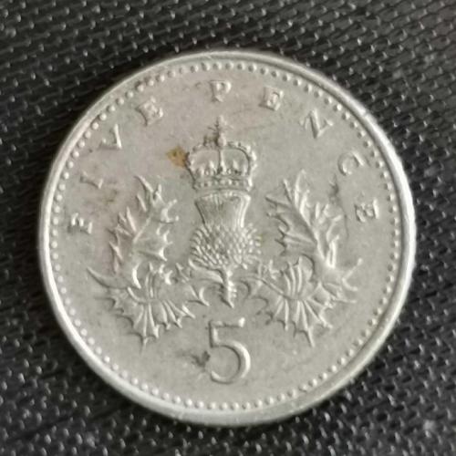 İNGİLTERE   1990    5 PENCE
