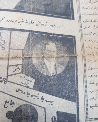 1926 ATATÜRK'E SUİKAST KONULU OSMANLICA VAKİT GAZETESİ