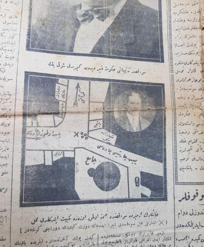 1926 ATATÜRK'E SUİKAST KONULU OSMANLICA VAKİT GAZETESİ