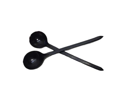 OSMANLI DÖNEMİ TEKKE İŞİ BOYNUZ BİR ÇİFT HOŞAF KAŞIĞI